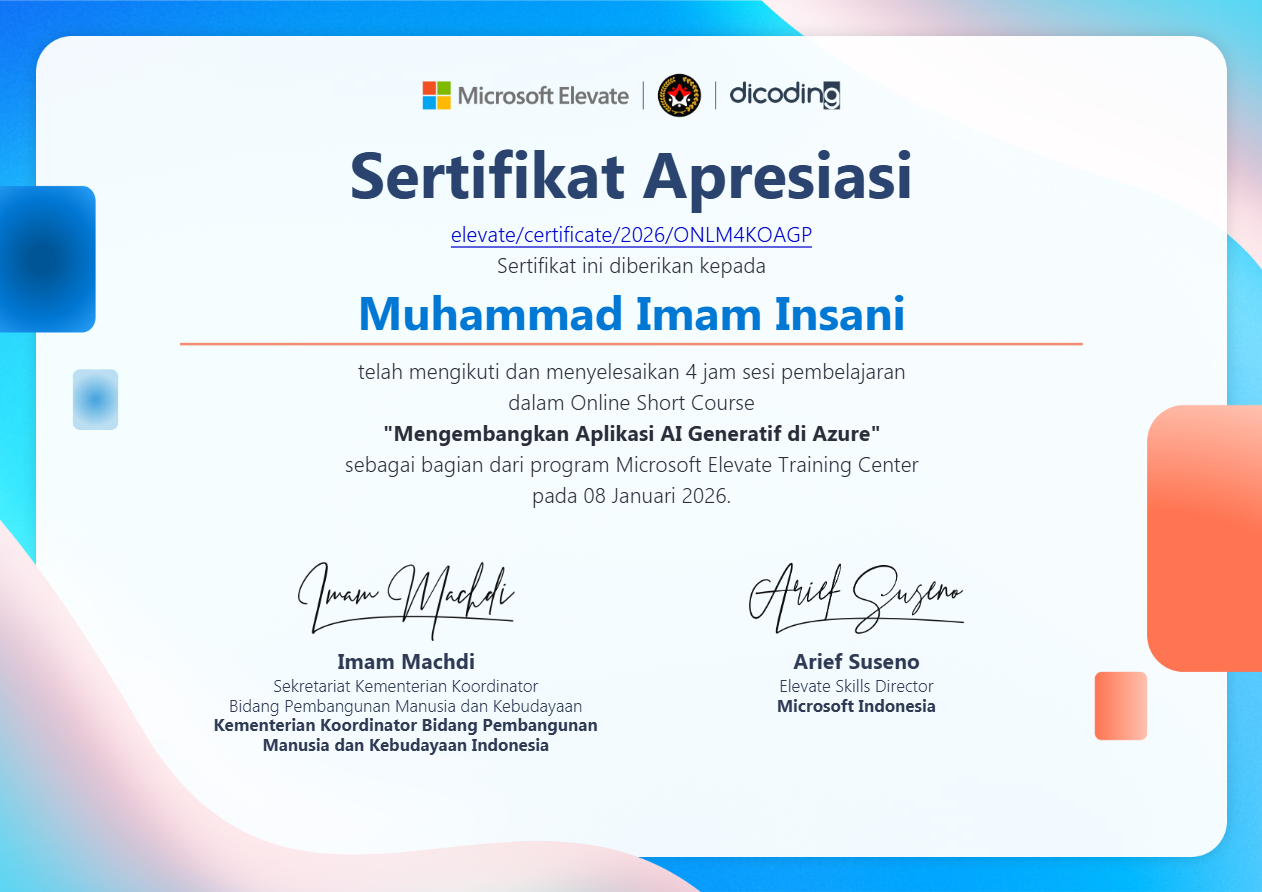 Mengembangkan Aplikasi AI Generative di Azure